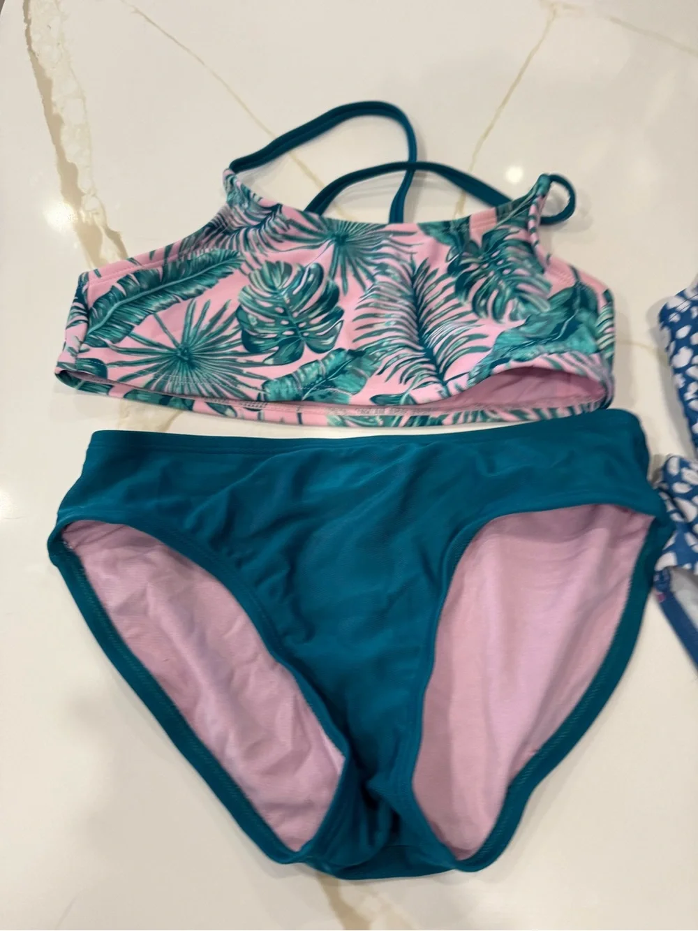Art Class Girls Swimsuit Bundle – Size M (7/8 & 8) – 2 Two-Piece Swimsuits
